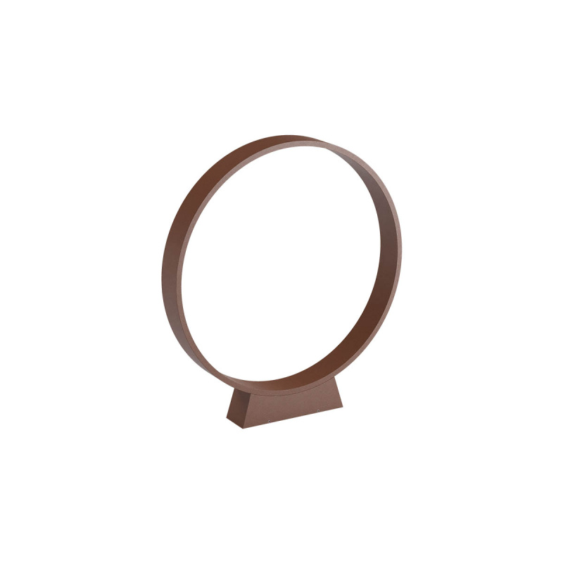 Redo Venkovní nástěnné LED svítidlo ONIRO 15W, ø 45 cm, IP65 Barva: Rezavá hnědá, Barva světla: 2700K