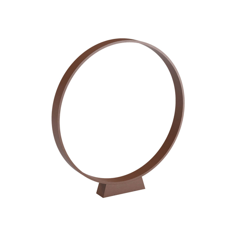 Redo Venkovní nástěnné LED svítidlo ONIRO 15W, ø 60 cm, IP65 Barva: Rezavá hnědá, Barva světla: 3000K