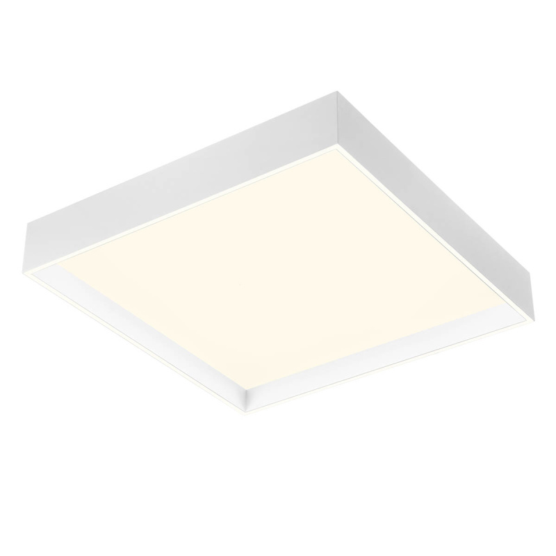 Redo Stropní LED svítidlo HOVER, 55W, 50x50 cm, CCT 2700-3000K, RF Control Barva: Bílá