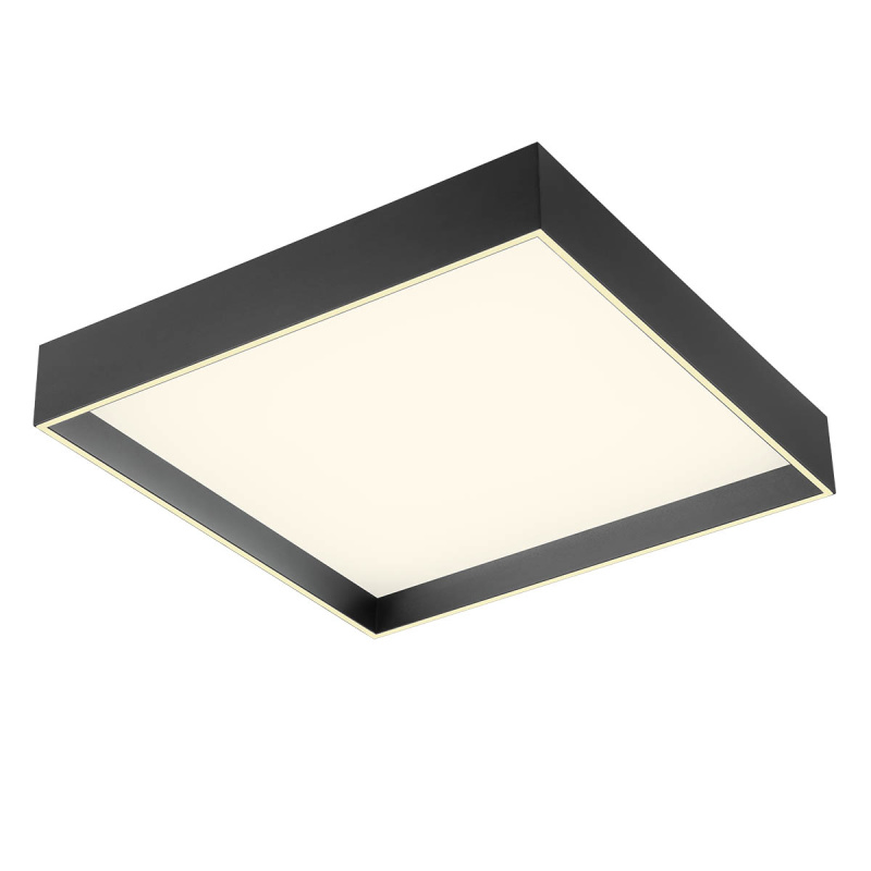 Redo Stropní LED svítidlo HOVER, 55W, 50x50 cm, CCT 2700-3000K, RF Control Barva: Černá