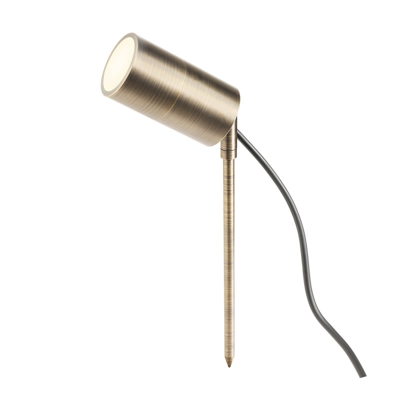 Redo Venkovní LED sloupkové svítidlo STAKE 1xGU10, v. 40 cm, IP65 Barva: antická mosaz