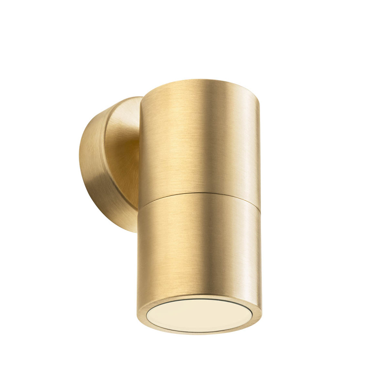 Redo Venkovní nástěnné LED svítidlo STAKE, 1xGU10, v. 13 cm, IP65 Barva: Mosaz