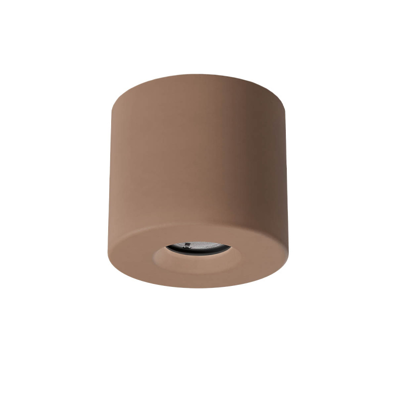 Redo Venkovní LED stropní svítidlo FUNN 9W, ø 12 cm, IP65 Barva: terracotta, Barva světla: 3000K