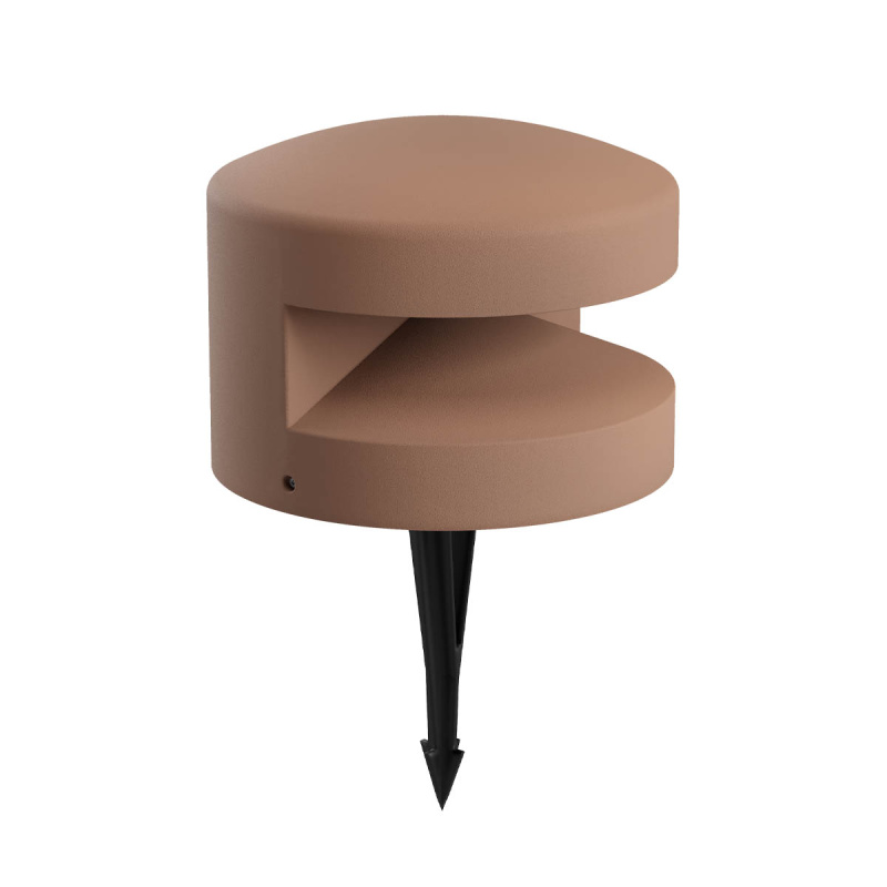 Redo Venkovní LED sloupek CLIFF 15W, v. 185 mm, IP65, 230V Barva: terracotta, Barva světla: 3000K, Úhel paprsku: 180°