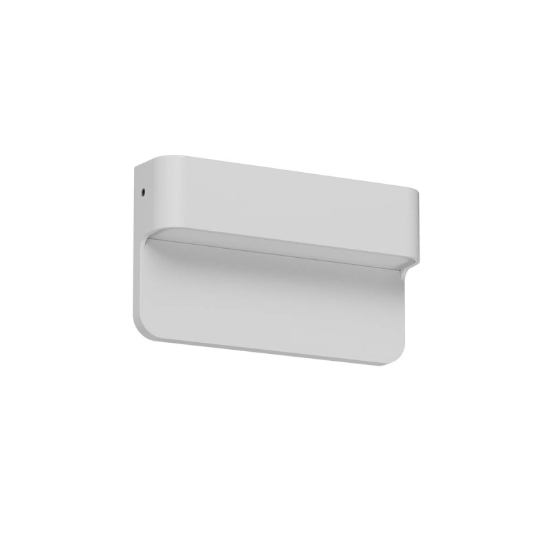 Redo Venkovní nástěnné LED svítidlo KANT 3W, š. 12 cm, IP65, CCT 2700-3000K, 24V Barva: Bílá