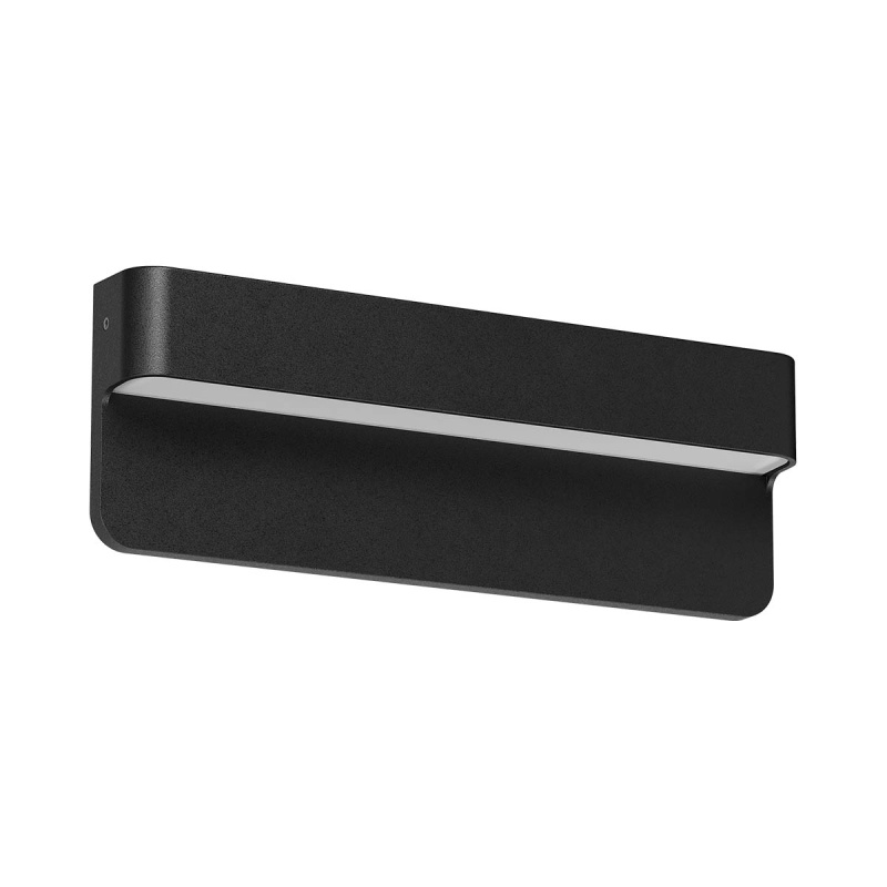 Redo Venkovní nástěnné LED svítidlo KANT 4,5W, š. 20 cm, IP65, CCT 2700-3000K, 24V Barva: Černá