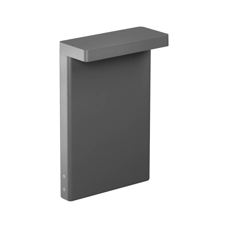 Redo Venkovní sloupkové LED svítidlo KANT, v.35cm, 230V, CCT switch 2700/3000K Barva: Antracit