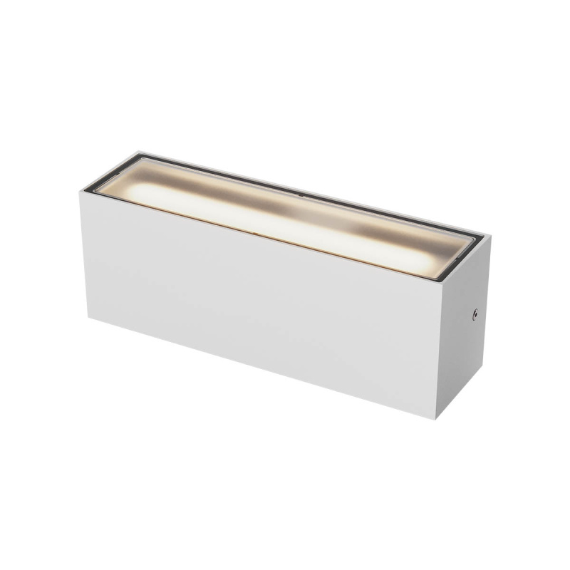 Redo Venkovní LED nástěnné svítidlo Limas, š.30cm, 40W, svícení up/down, IP65 Barva: Bílá, Stmívání, řízení: DALI