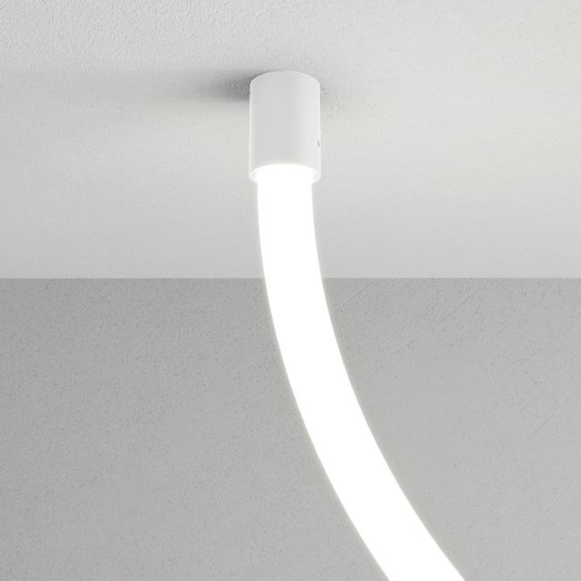 Arelux Stropní nebo nástěnná úchytka pro LED trubice XLOOP 25 Barva: Bílá