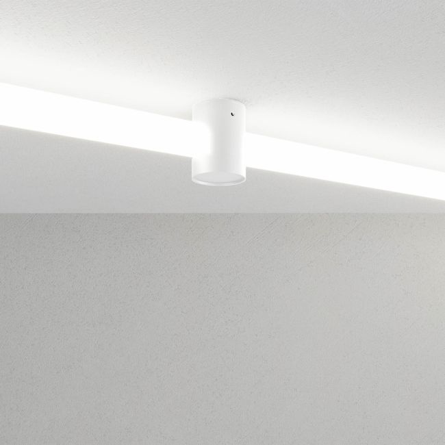 Arelux Průchodka pro stropní montáž LED trubic XLOOP 18 Barva: Bílá