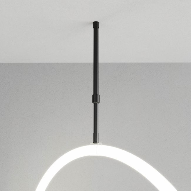 Arelux Set pro závěsnou montáž LED trubic XLOOP 25 Barva: Černá