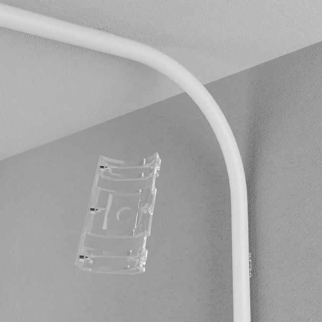 Arelux Polykarbonátový klip pro instalaci LED trubic XLOOP 18 ROUND