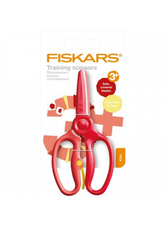 Fiskars Trénovací nůžky - červené od 3 let DECRA s.r.o.