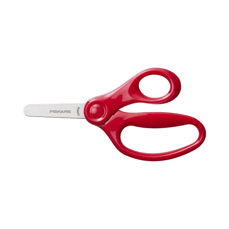Fiskars Dětské nůžky se zaoblenou špičkou, červená, 13 cm