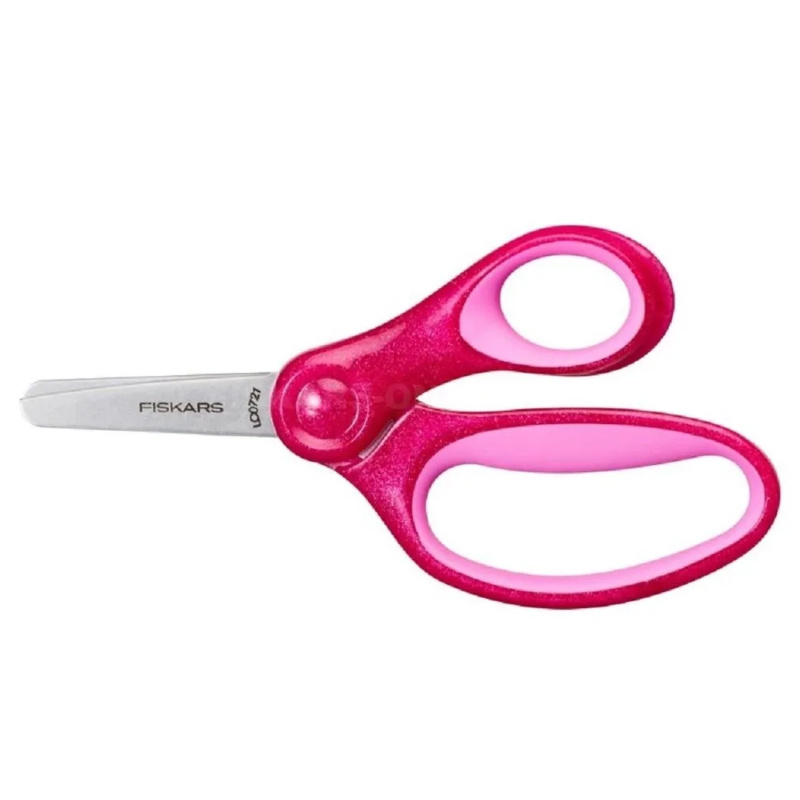 Fiskars Dětské nůžky se třpytkami - růžové 13 cm DECRA s.r.o.