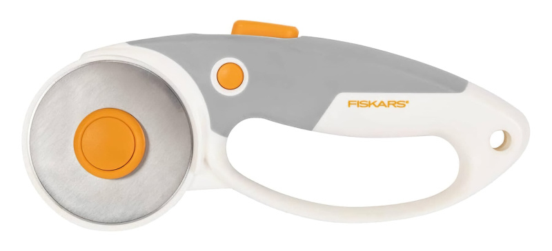 Fiskars Řezací kolečko na látky, patchwork FISKARS TITANUM 1066040, průměr 60mm
