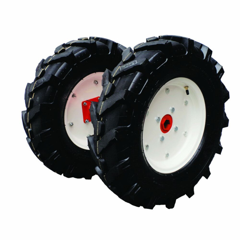 Pryžová kola 6.00x12 TS320 s poloosami PÁR