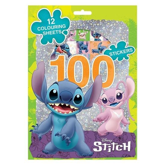 Jiri Models 100 samolepek s omalovánkovými listy Lilo & Stitch