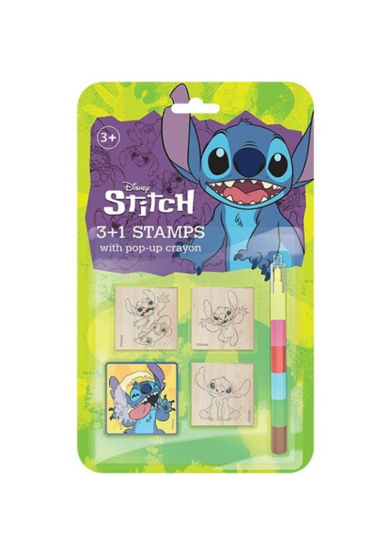 Razítka 3+1 s voskovkou Lilo a Stitch JIRI MODELS a. s.
