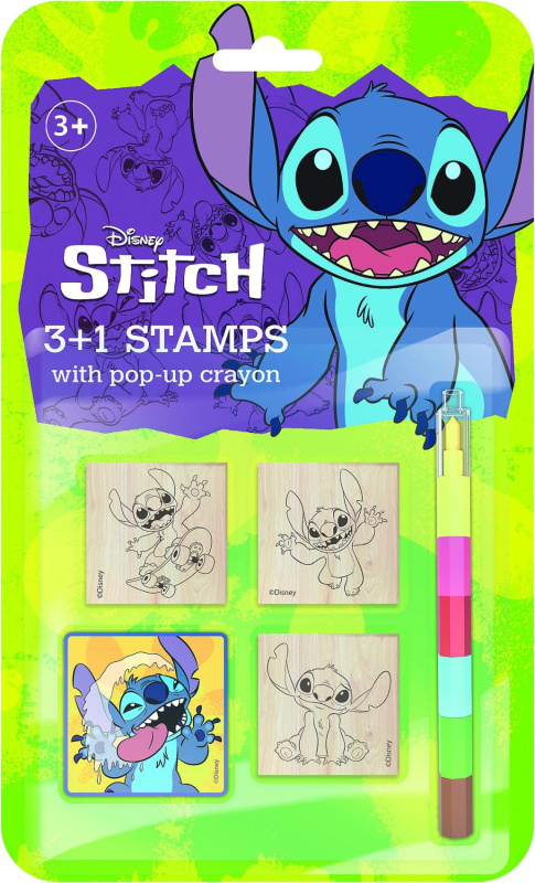 Razítka 3+1 s voskovkou Lilo a Stitch JIRI MODELS a. s.