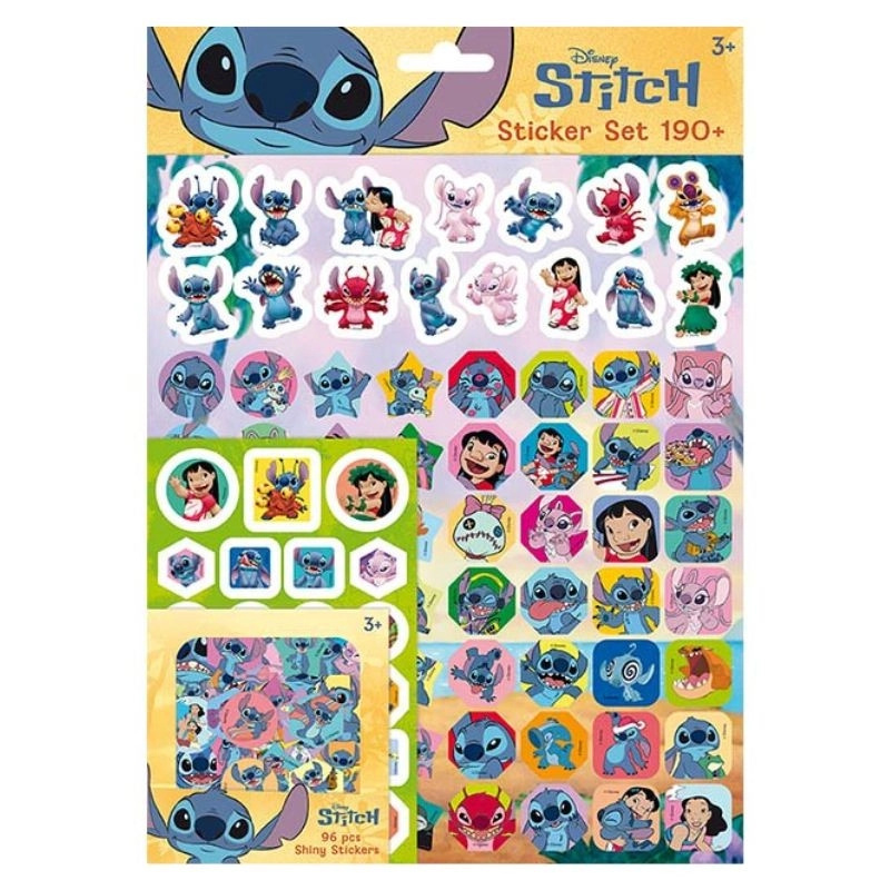 Samolepkový set 190+ Lilo & Stitch