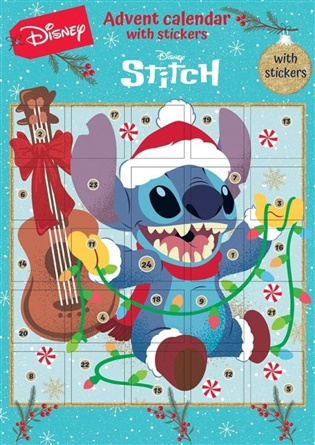 Adventní kalendář se samolepkami Lilo & Stitch