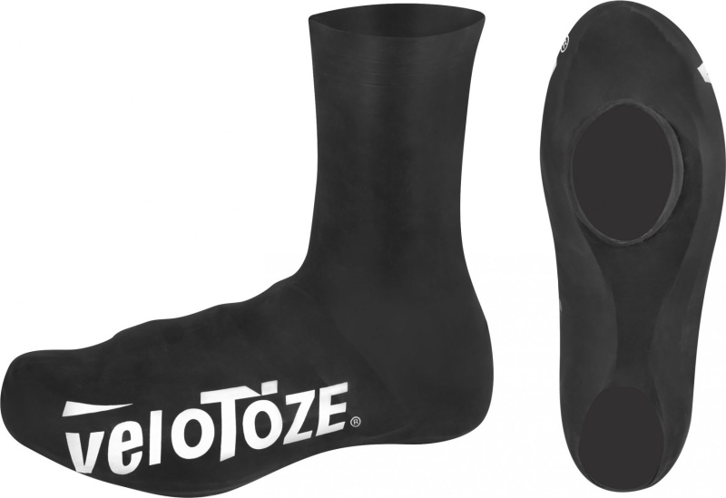 návleky treter VELOTOZE ROAD latex vysoké, černé Velikost: S