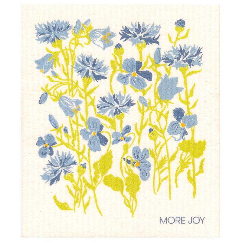 More Joy More Joy, kuchyňský hadřík Blue Flowers, 1 ks