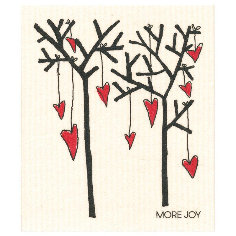 More Joy More Joy, kuchyňský hadřík Tree Hearts, 1 ks