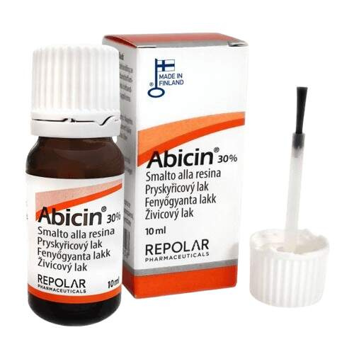 REPOLAR Abicin® 30% pryskyřicový lak proti plísňovým infekcím nehtů 10ml