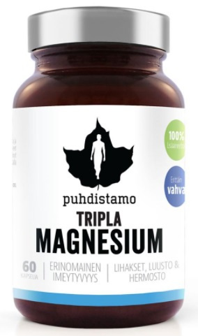 Puhdistamo Triple Magnesium 60 kapslí
