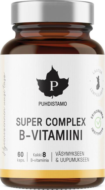 Puhdistamo Super Vitamin B Complex 60 kapslí