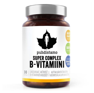 Puhdistamo Super Vitamin B Complex 30 kapslí