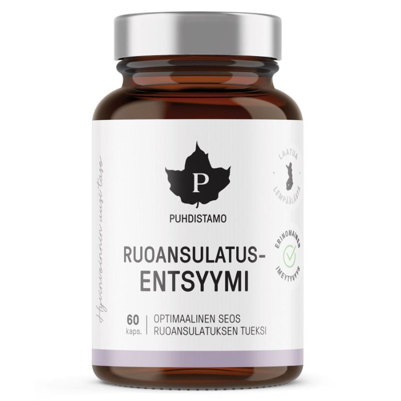 Puhdistamo Digestive Enzymes 60 kapslí (Trávicí enzymy)