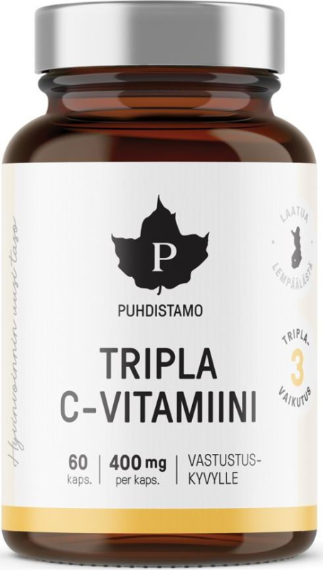 Puhdistamo Triple Vitamin C, 60 ks