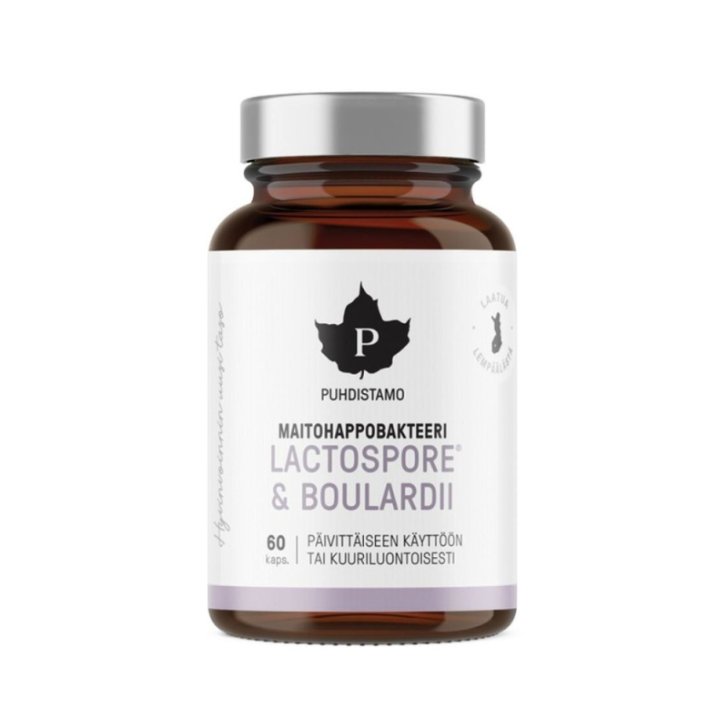 Puhdistamo Probiotika Lactic Acid Bacteria Boulardii 60 kapslí