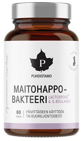 Puhdistamo Probiotika Lactic Acid Bacteria Boulardii 60 kapslí