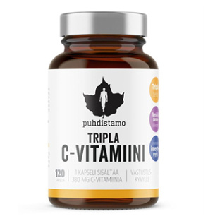 Puhdistamo Triple Vitamin C - 120 kapslí