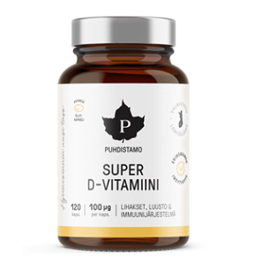 Puhdistamo Super Vitamin D 4000iu 120 kapslí