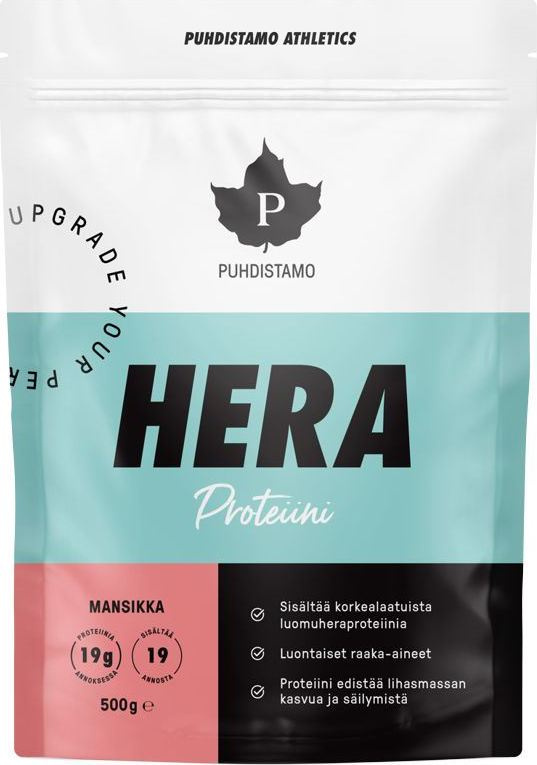 Puhdistamo HERA Protein 500g jahoda