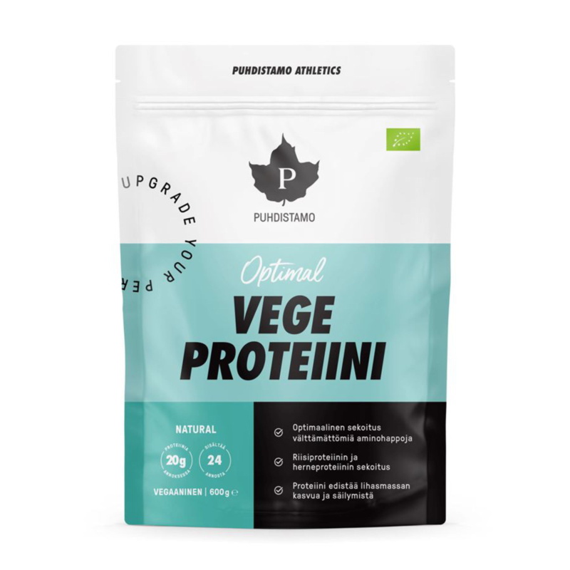 Puhdistamo Optimal Vegan Protein 600 g - Natural