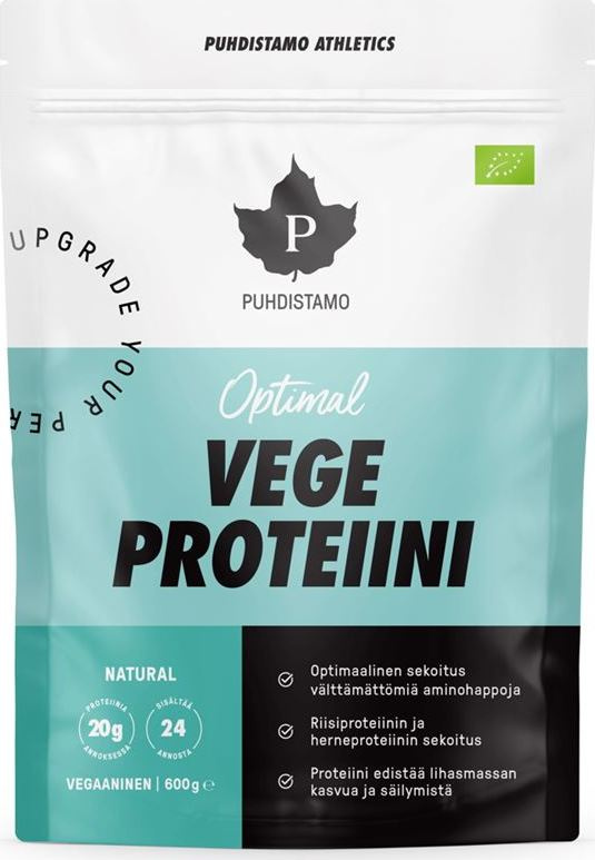 Puhdistamo Optimal Vegan Protein 600 g - Natural