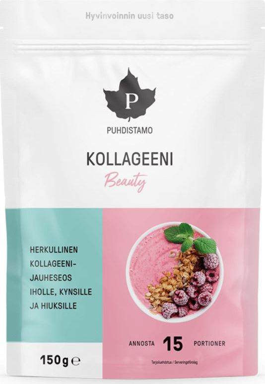 Puhdistamo Collagen Beauty 150 g - malina