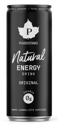 Puhdistamo Natural Energy Drink 330 ml - original