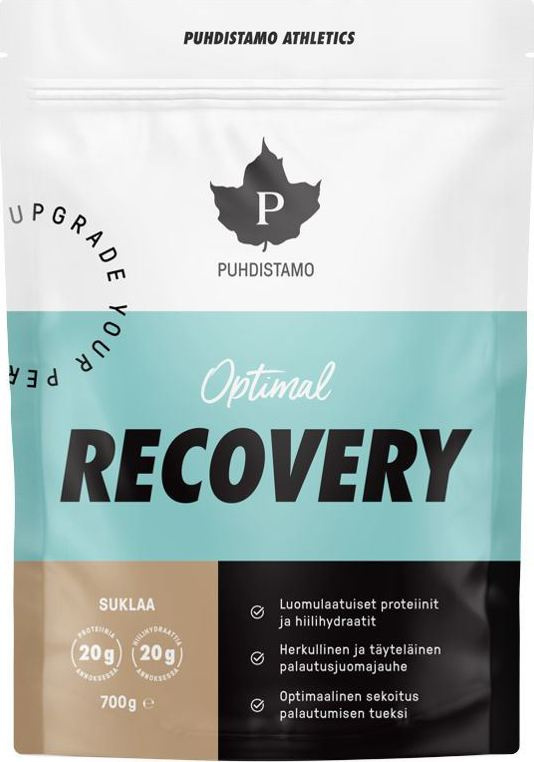 Puhdistamo Optimal Recovery Whey, 700 g Varianta: Optimal Recovery Whey 700 g čokoláda (Suklaa)