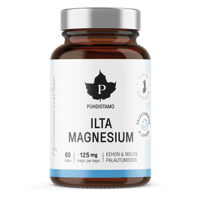 Puhdistamo Night Magnesium 60 kapslí