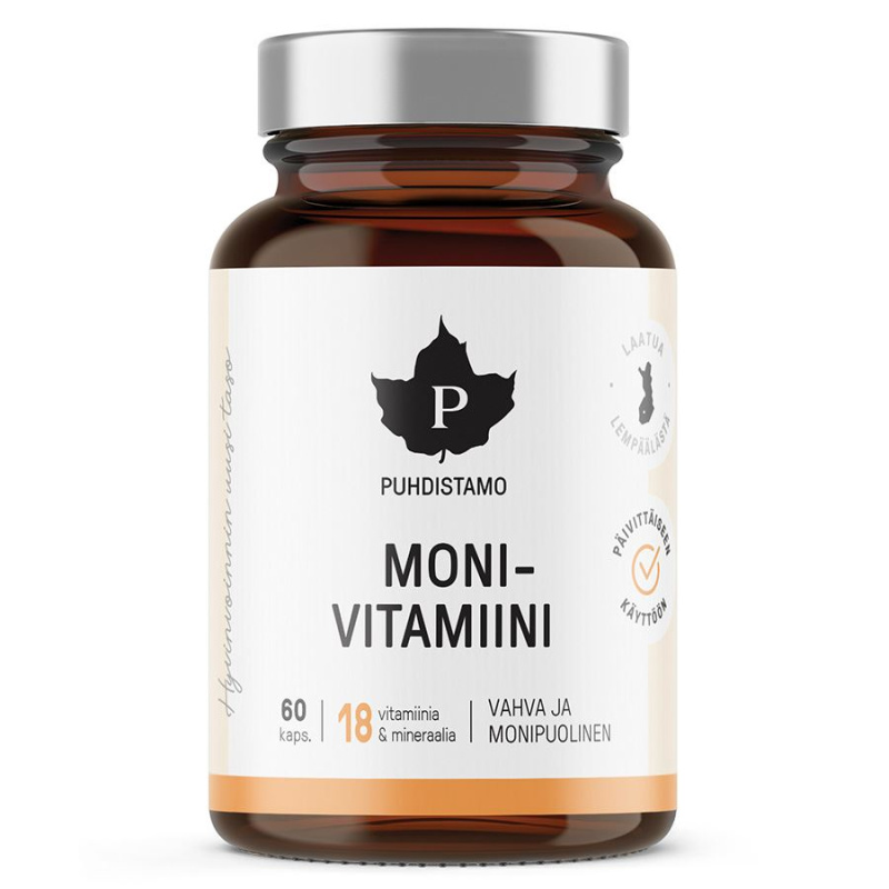 Puhdistamo Multivitamin, 60 ks