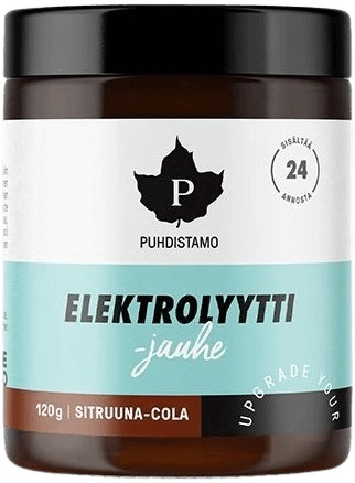 Puhdistamo Electrolyte Powder 120g - citron cola