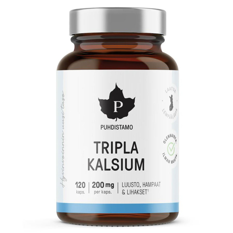 Puhdistamo Triple Calcium (vápník) 120 kapslí