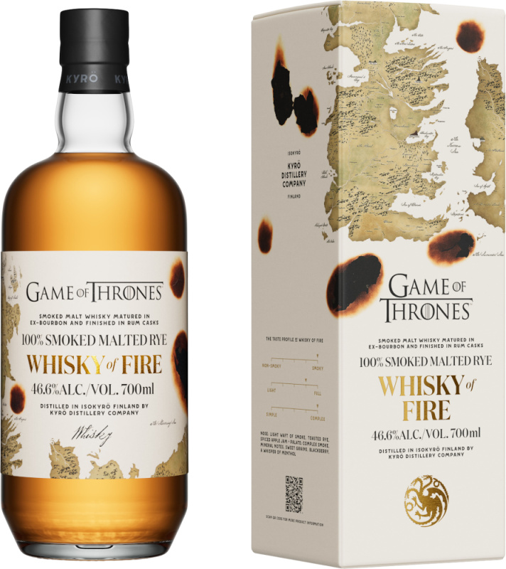 Kyrö Whisky of Fire Kyrö Hra o trůny 0,7l 46,6% + Dárkové Balení